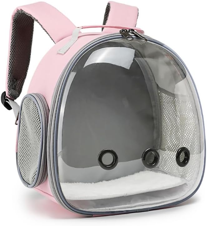 Animal Carrier Backpack for Hamster, Guinea Pig & Rabbit Travel Portable Breathable Pet Bag | Portable Animal Carrier B