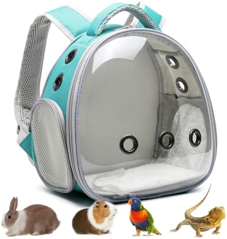 Portable travel pet backpack carrier (Accessories+Black)
Portable travel pet carrier for hamster bag guinea pig bird s - Image 17