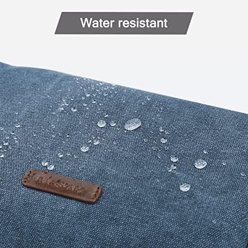 Men's Water-resistant Toiletry Bag - BAGSMART Dopp Kit Canvas Travel Organizer - Black - Large - Image 28