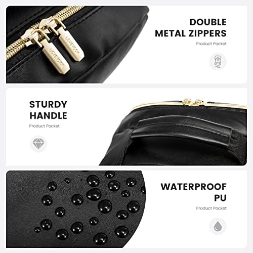 Laptop Backpack Purse for Women Work Travel Black OEKO-TEX STANDARD 100 Laptop Backpack Purse for Women College Black Qu