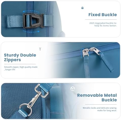 Women's Flight Approved Travel Backpack with USB Charging, Lightweight & Waterproof, Ideal for College, Work and Travel