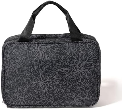 Baggallini Unisex Large Hanging Travel Toiletry Kit - Lightweight 8x11 Inch Makeup Bag for Everyone Travel