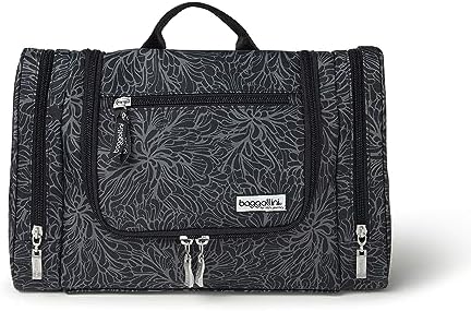Baggallini High-Quality Toiletry Kit for Men and Women on Business Trips | Baggallini Travel Toiletry Kit Featuring Com