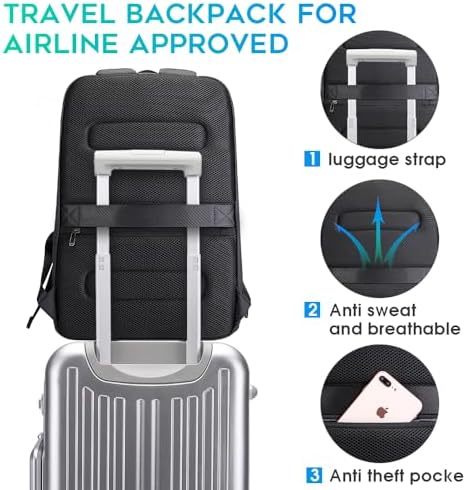 Smart BANGE Business Waterproof 15.6 Inch Laptop Backpack for Travel with USB Charging Port
| BANGE Business Smart Wate - Image 41