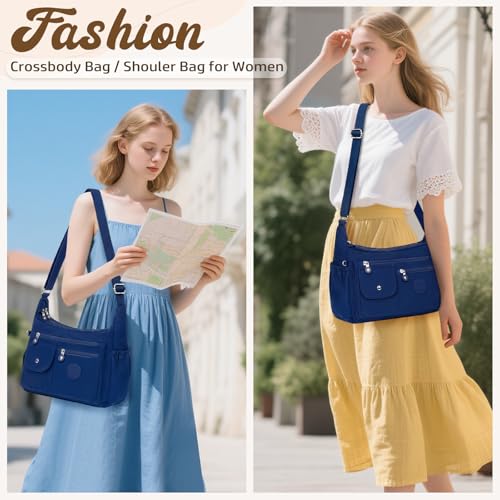 Sac Bandoulière BTNEEU Femmes Grande Sacoches Imperméable pour Fixed Usage Shopping, Travail, Voyage avec Besace Multifo