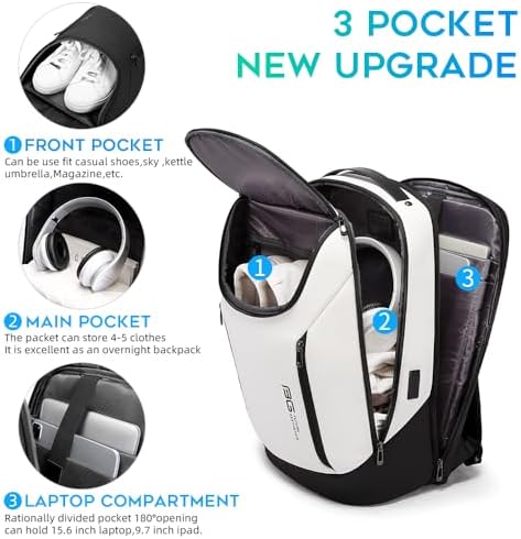 Smart BANGE Business Waterproof 15.6 Inch Laptop Backpack for Travel with USB Charging Port
| BANGE Business Smart Wate - Image 15