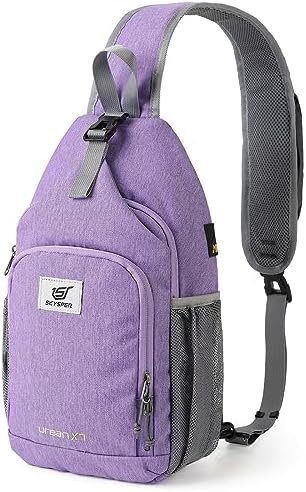 SKYSPER Anti-RFID Crossbody Sling Backpack for Women Men(Army Green) SKYSPER Travel Hiking Crossbody Bag for Women Men