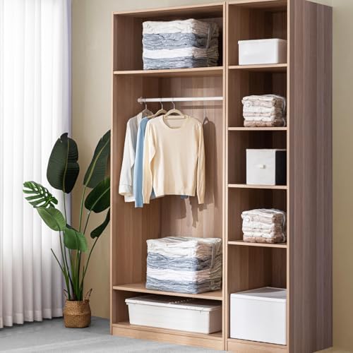 TAILI Jumbo Cube Vacuum Storage Bags 4 Pack, Extra Large (31x40x15 Inch) for Clothing and Bedding, Space Saving Closet O