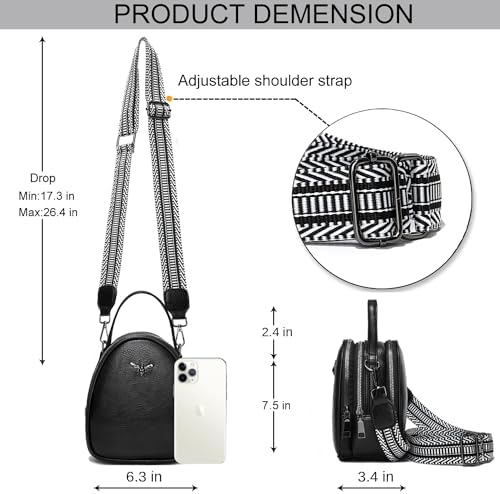 Lightweight Small Crossbody Bags for Women | Stylish Ladies Cell Phone Purse and Wallet | BAIKELI Shoulder Bag for Wome