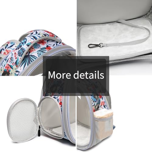 Portable travel pet backpack carrier (Accessories+Black)
Portable travel pet carrier for hamster bag guinea pig bird s - Image 25