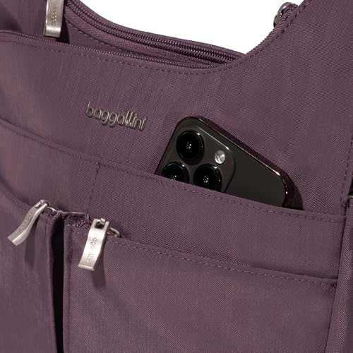 Baggallini Cross Over Crossbody Women Lightweight Water-Resistant Nylon Organized Travel Bag Purse