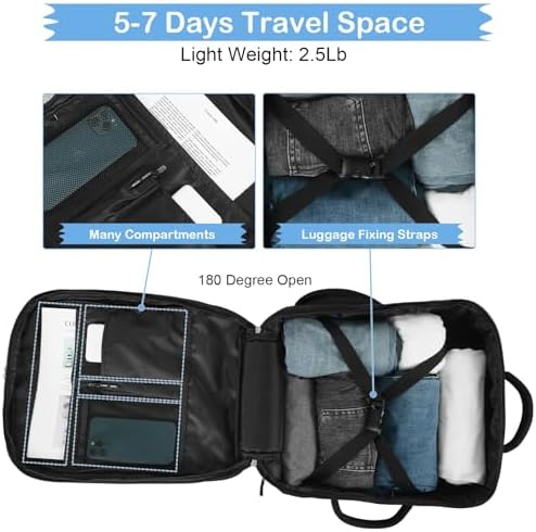 Hanples TSA Flight Approved Large Travel Backpack for Women and Men | Hanples Waterproof Anti-Theft Large Carry On Back