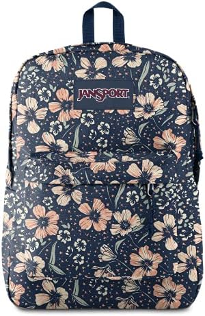 JanSport SuperBreak One Backpack Navy - Durable Lightweight Bag with Main Compartment - Premium Travel Backpack