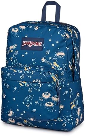 JanSport SuperBreak One Backpack Navy - Durable Lightweight Bag with Main Compartment - Premium Travel Backpack