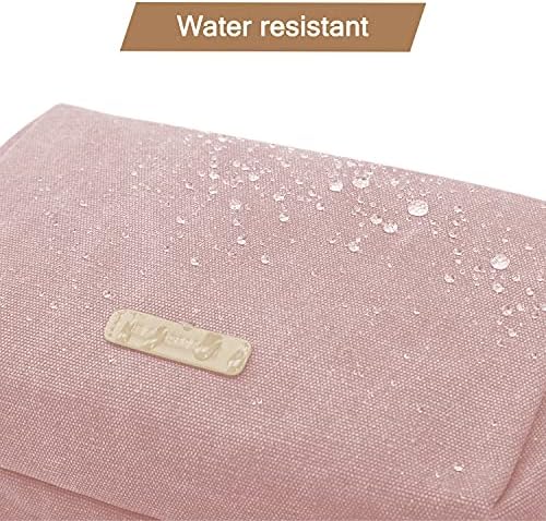 Men's Water-resistant Toiletry Bag - BAGSMART Dopp Kit Canvas Travel Organizer - Black - Large - Image 67