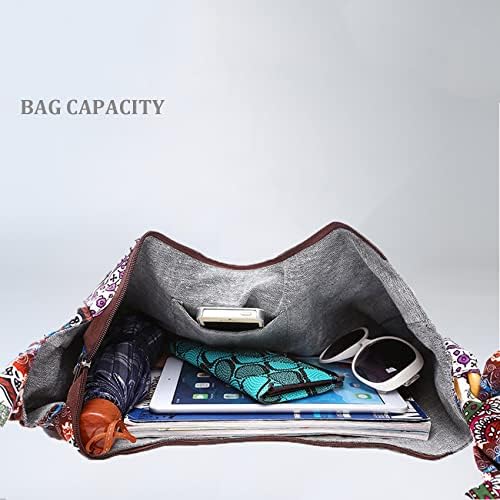 KARRESLY Women's Ethnic Style Sling Crossbody Bag with Adjustable Strap