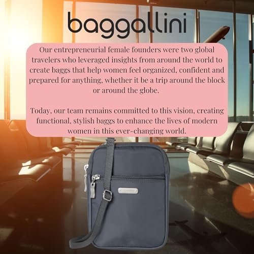 Baggallini Women's Essential Mini Crossbody Bag + Size & Color + Versatile & Stylish + Travel & Daily Use + Fashionable