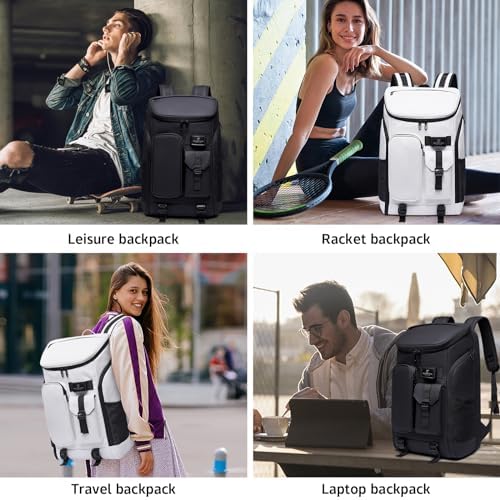 Men's Travel Backpack, 17.3 Inches Business Laptop, Water-Resistant, Carry on Airline Approved, USB Charger Port, 18x14x