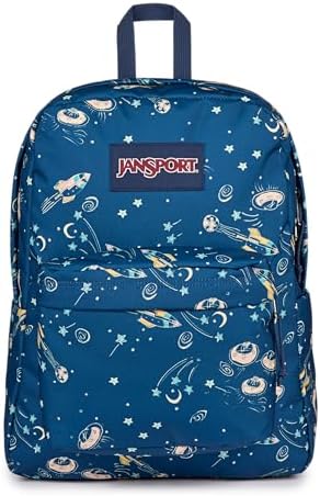 JanSport SuperBreak One Backpack Navy - Durable Lightweight Bag with Main Compartment - Premium Travel Backpack
