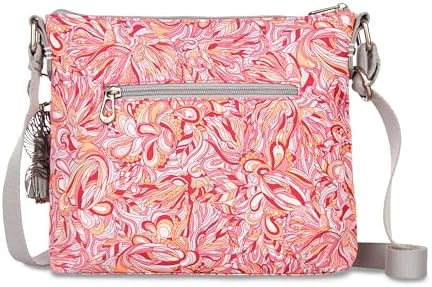 Sakroots Eco Twill Crossbody Purse - Eco Friendly Material For Everyday & Travel - Zipper Closure & Adjustable Strap