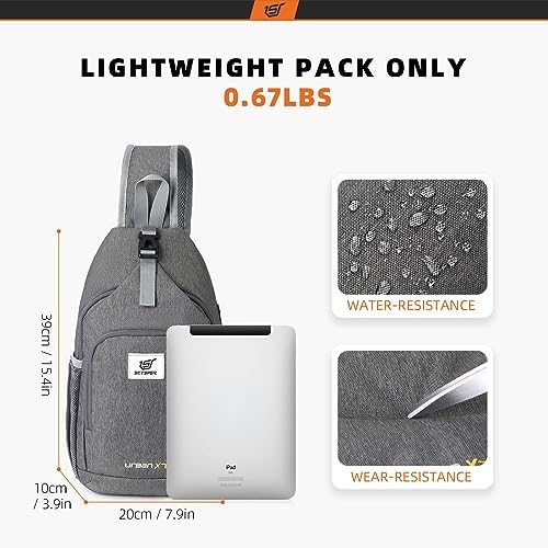 SKYSPER Anti-RFID Crossbody Sling Backpack for Women Men(Army Green) SKYSPER Travel Hiking Crossbody Bag for Women Men