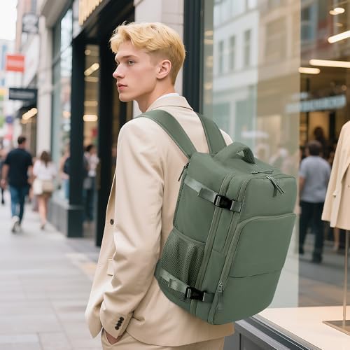 Women's Flight Approved Travel Backpack with USB Charging, Lightweight & Waterproof, Ideal for College, Work and Travel