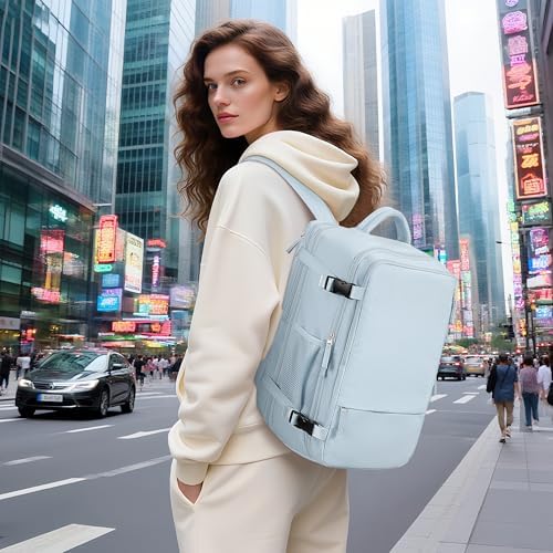 Hanples TSA Flight Approved Large Travel Backpack for Women and Men | Hanples Waterproof Anti-Theft Large Carry On Back