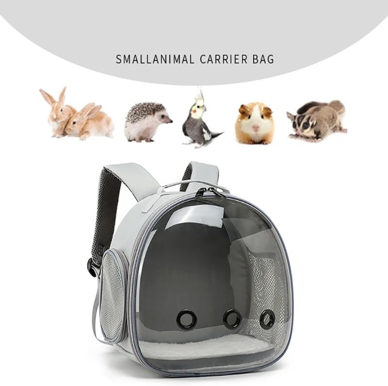 Animal Carrier Backpack for Hamster, Guinea Pig & Rabbit Travel Portable Breathable Pet Bag | Portable Animal Carrier B