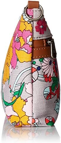 Sakroots Eco Twill Crossbody Purse for Everyday Use and Travel - Zipper Closure & Adjustable Strap