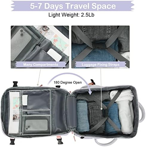 Hanples TSA Flight Approved Large Travel Backpack for Women and Men | Hanples Waterproof Anti-Theft Large Carry On Back