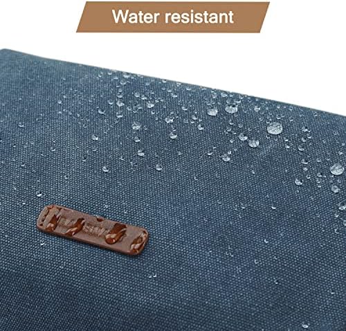 Men's Water-resistant Toiletry Bag - BAGSMART Dopp Kit Canvas Travel Organizer - Black - Large - Image 77