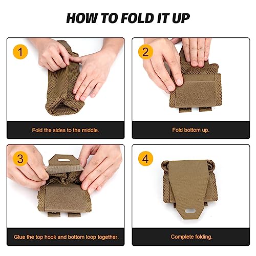 IDOGEAR Pochette tactique molle pour chargeur pliable et récuperation, adapté aux forces de l'ordre et aux militaires, u