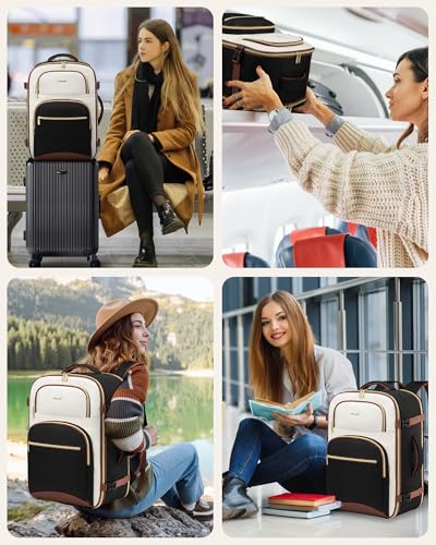 Sac à Dos Voyage Lovevook 40L Antivol Travel Portable Imperméable pour Femmes et Hommes Voyages d'Affaires Travail Loisi