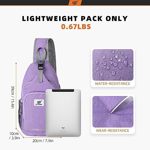 SKYSPER Anti-RFID Crossbody Sling Backpack for Women Men(Army Green) SKYSPER Travel Hiking Crossbody Bag for Women Men