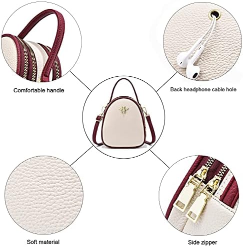 Lightweight Small Crossbody Bags for Women | Stylish Ladies Cell Phone Purse and Wallet | BAIKELI Shoulder Bag for Wome