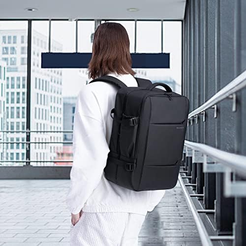 BANGE Expandable 35L Weekender Backpack for Men and Women | Waterproof 17.3inch Laptop Weekender Backpack for Men and W