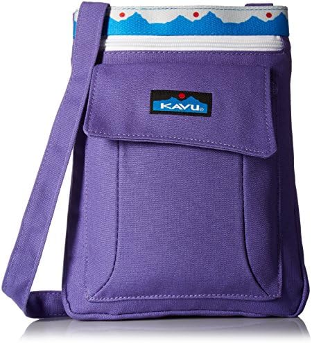 KAVU Keeper Semi Padded Sling Canvas Crossbody Bag + Comfortable Padded Shoulder Strap + Casual Styling + Durable Canvas