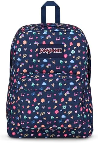 JanSport SuperBreak One Backpack Navy - Durable Lightweight Bag with Main Compartment - Premium Travel Backpack