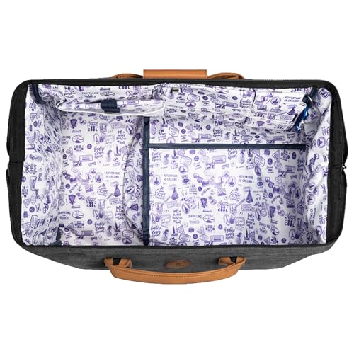 Cabaïa - Sac de Voyage Duffle Adventurer Londres 40L | Sac Week-End & Sac de Sport - Gris Déperlant & Vegane - Compatibl