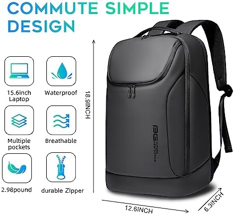Smart BANGE Business Waterproof 15.6 Inch Laptop Backpack for Travel with USB Charging Port
| BANGE Business Smart Wate - Image 29
