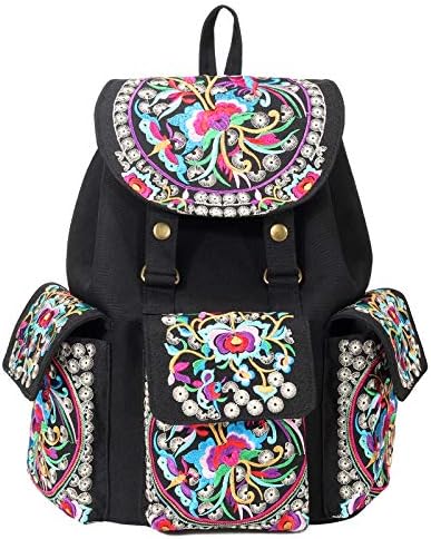 SILKAREA Embroidered Boho Small Sling Bag for Women Travel (Blue) SILKAREA Embroidered Boho Small Sling Bag for Women Ch