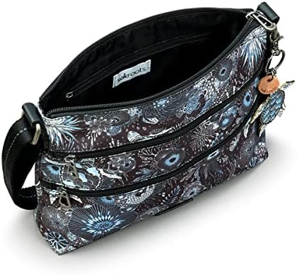 Sakroots Eco Twill Crossbody Purse - Eco Friendly Material For Everyday & Travel - Zipper Closure & Adjustable Strap
