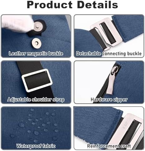 BIRDDIE Anti-Theft Travel Bag - Large Capacity Chest Sling Bag for Travel and Sports | BIRDDIE Anti-Theft Travel Bag -