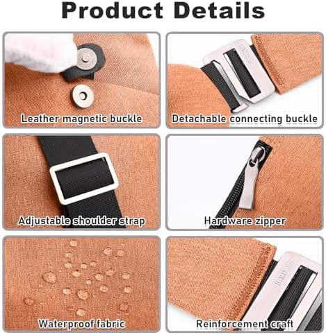 BIRDDIE Anti-Theft Travel Bag - Large Capacity Chest Sling Bag for Travel and Sports | BIRDDIE Anti-Theft Travel Bag -