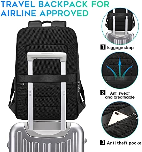 Smart BANGE Business Waterproof 15.6 Inch Laptop Backpack for Travel with USB Charging Port
| BANGE Business Smart Wate - Image 30