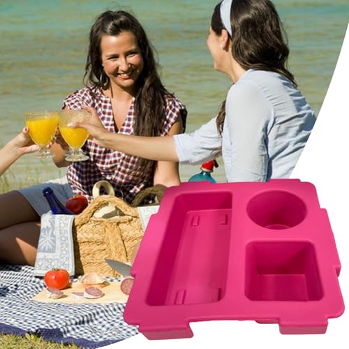 Porte-Gobelet Cabaia | Conteneur De Stockage pour Eau et Boissons en Voyage et Pique-Nique | Pochette Gourde pour Collat