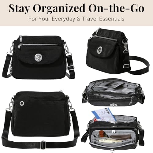 Baggallini Calais Crossbody Bags for Women Lightweight Water-Resistant Travel Purse | Baggallini Calais Crossbody Bags