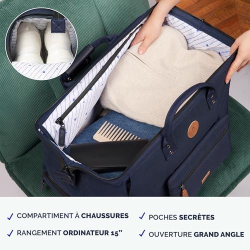 Cabaia Duffle Berlin Travel Bags Black Unique Size Casual Travel Bag