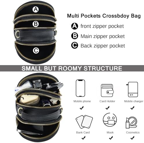Lightweight Small Crossbody Bags for Women | Stylish Ladies Cell Phone Purse and Wallet | BAIKELI Shoulder Bag for Wome