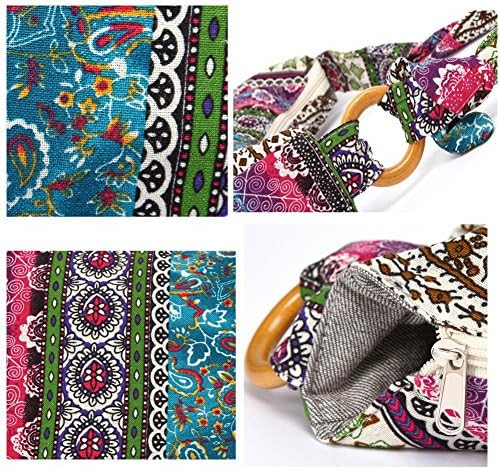 KARRESLY Women's Ethnic Style Sling Crossbody Bag with Adjustable Strap